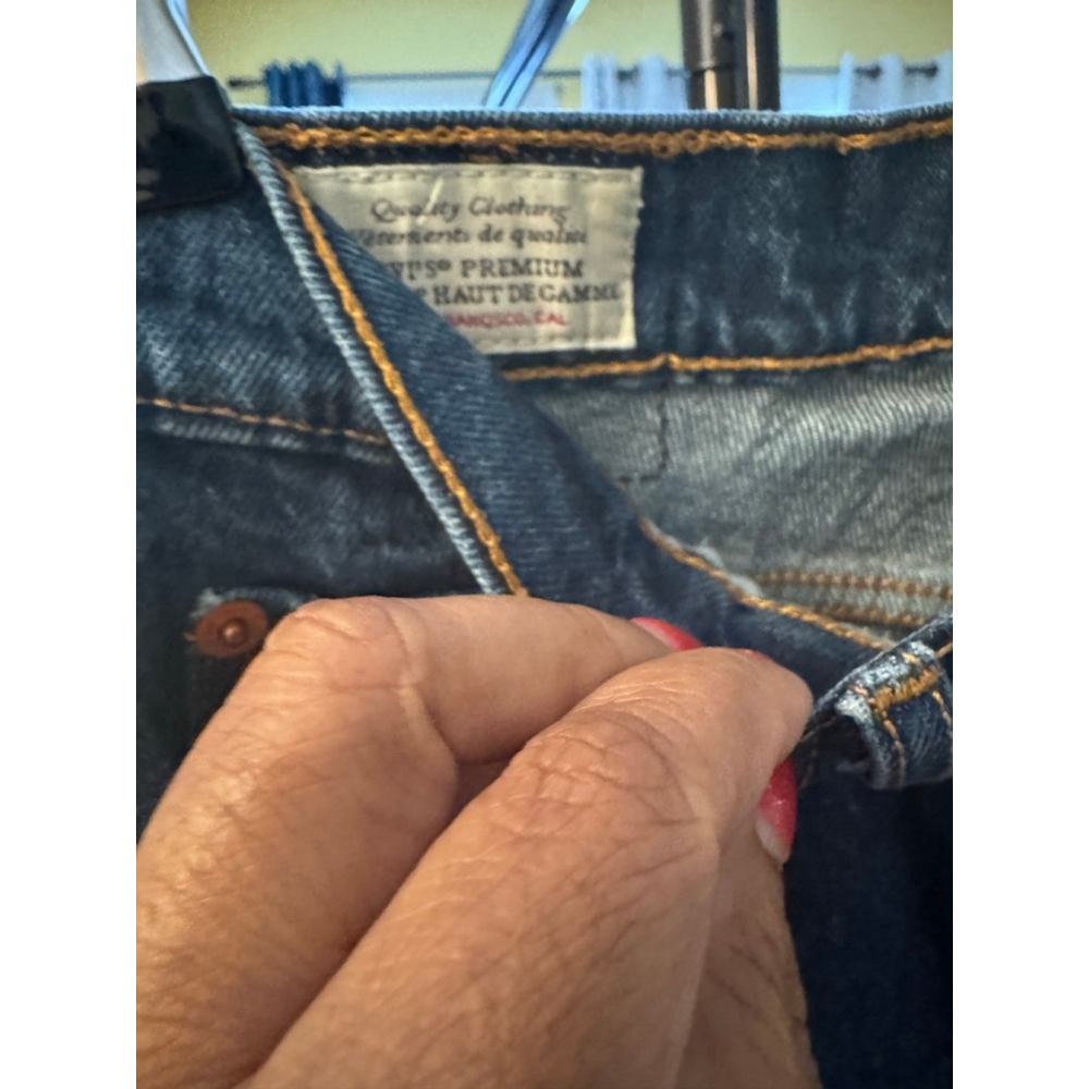 Levi's Premium Wedgie Straight Jeans 4/27" waist - Picture 13 of 14
